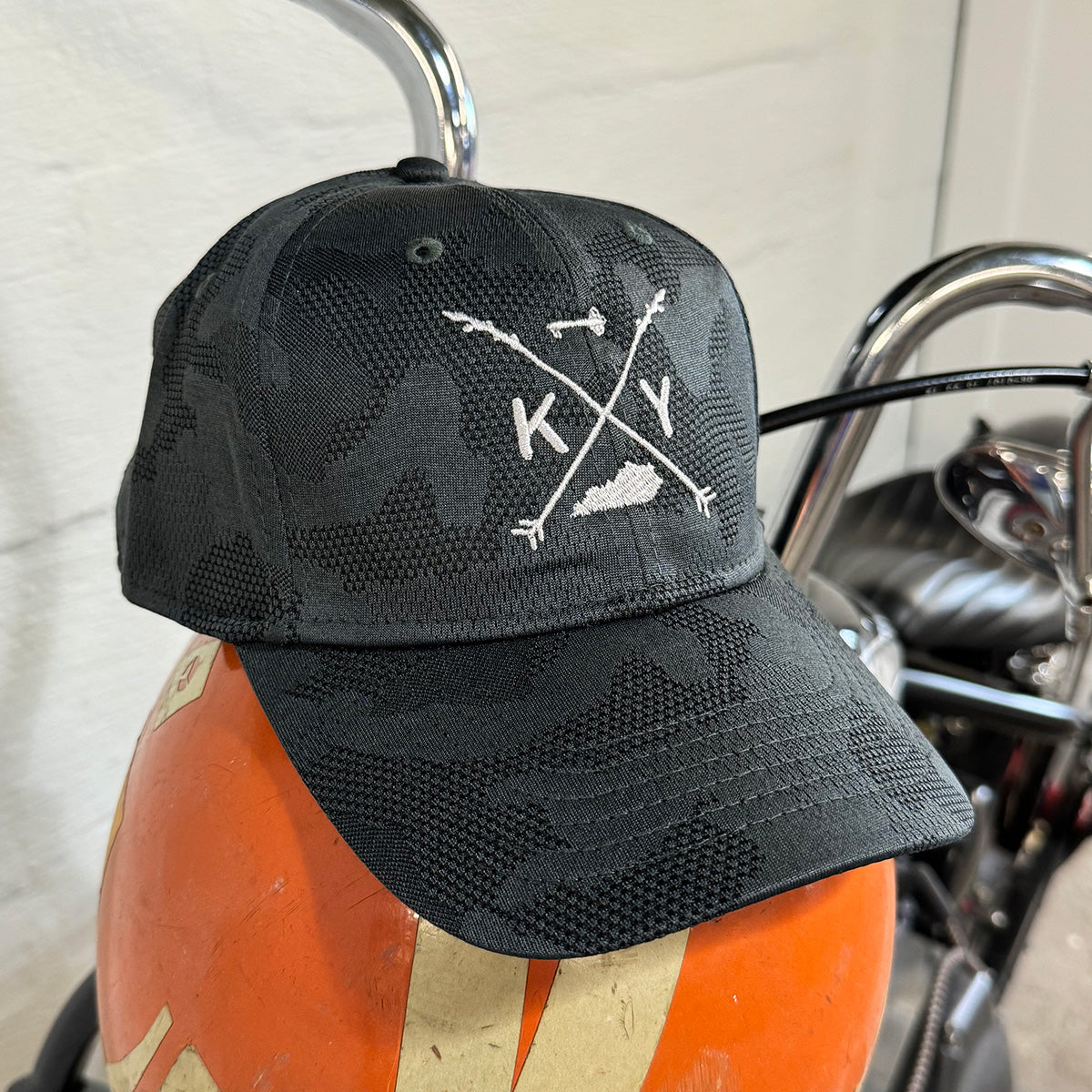 The Original Logo Cap (Tonal Camo Black) - Main Image