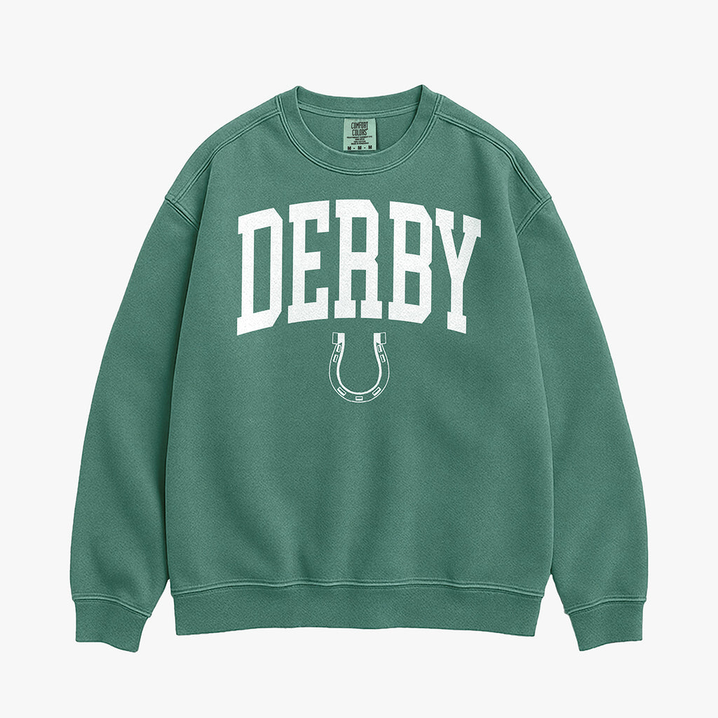 The Derby Oversize Commonwealth Crewneck (Light Green) – The 