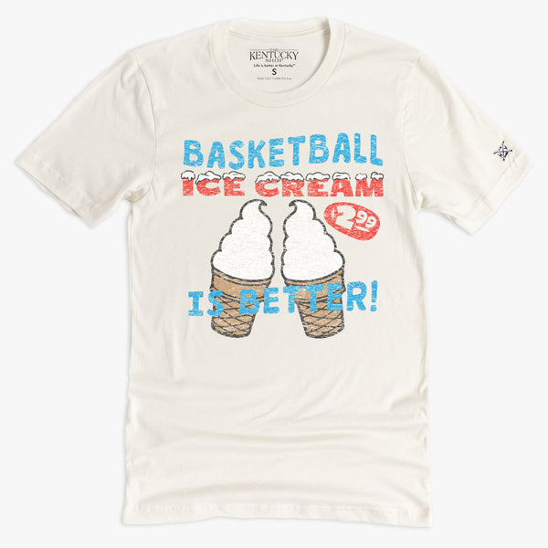 The Basketball Ice Cream Vintage Print Tee – The Kentucky Shop