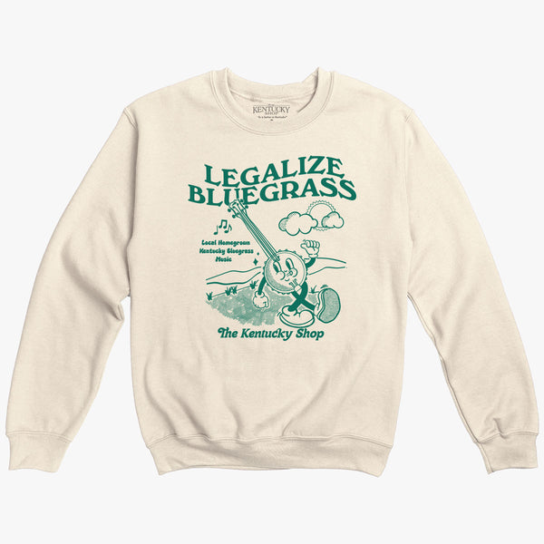 The Legalize Bluegrass Logo Sweatshirt – The Kentucky Shop
