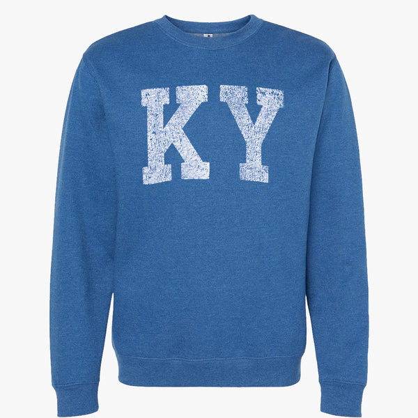 The KY Crewneck Sweatshirt (Blue) – The Kentucky Shop