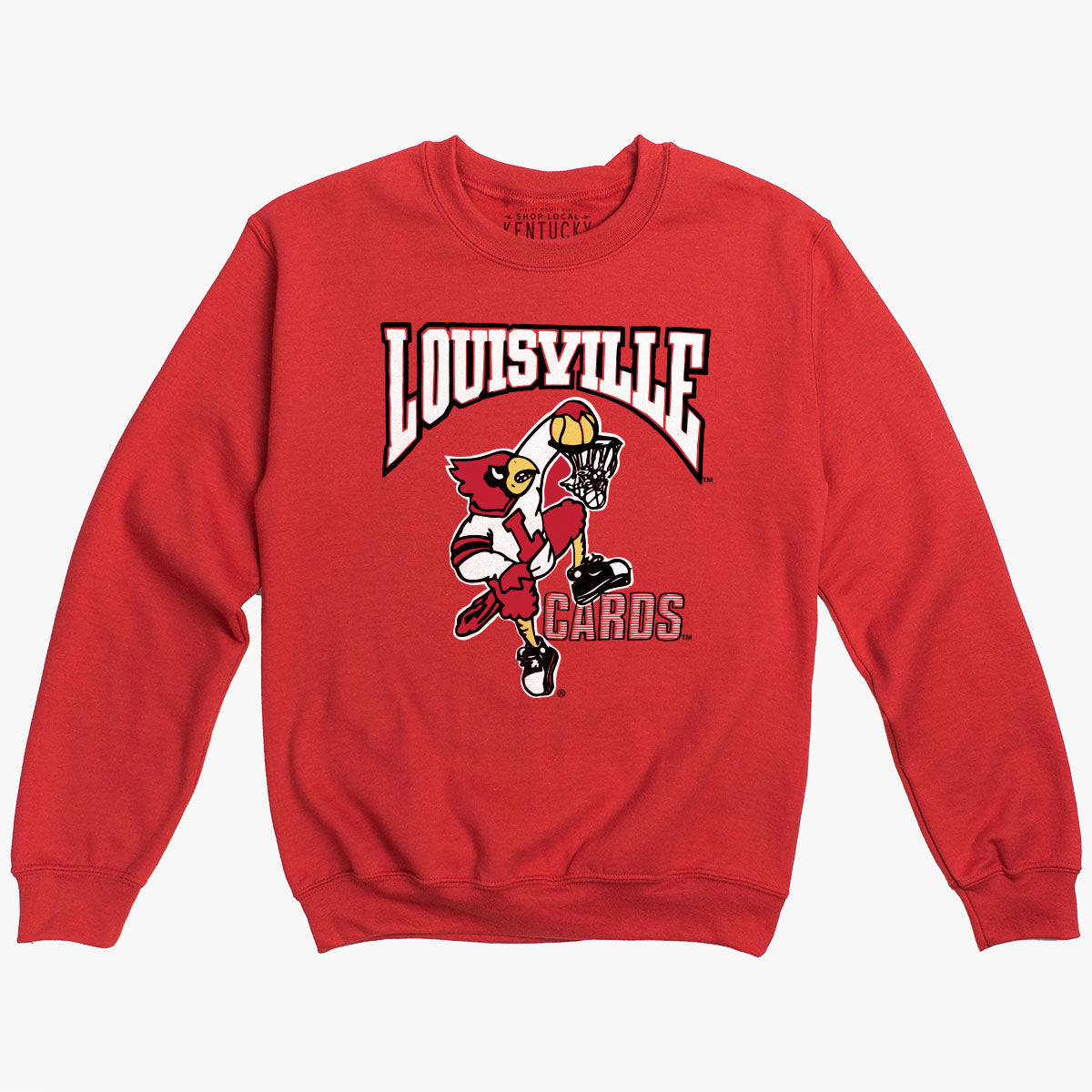  University of Louisville Cardinals Logo Sweatshirt
