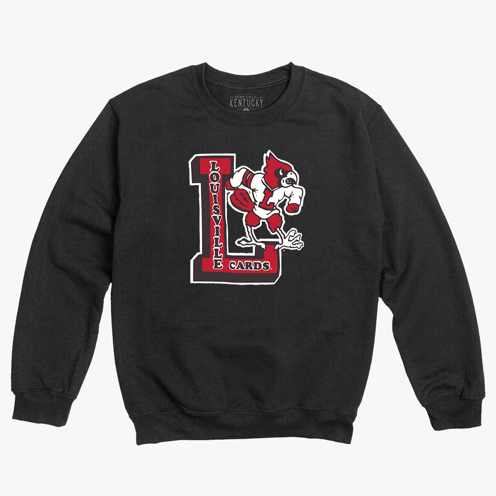Vintage NCAA Louisville Cardinals Logo Sweatshirt, Athletic Department,  University of Louisville Unisex T-shirt Sweater Hoodie - Bluefink