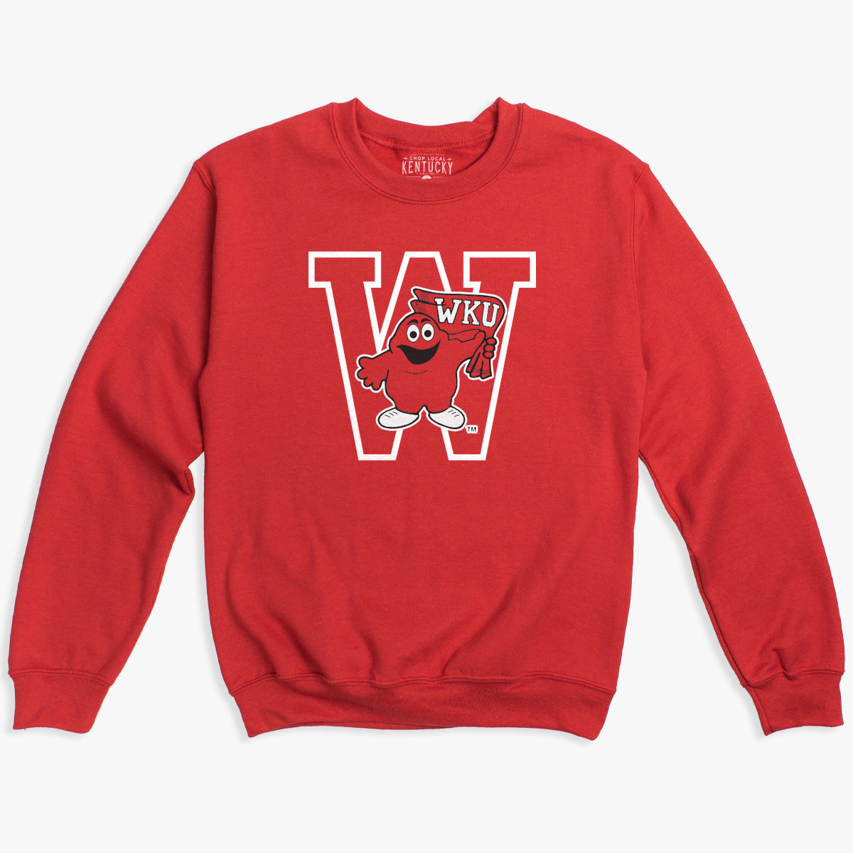 The Vintage Varsity Big Red Crewneck Sweatshirt